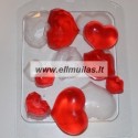 Plastikinė muilo forma '' Širdelės bučinukai''