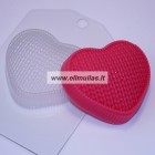Plastikinė muilo forma ''Širdelė 4''