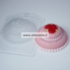 Plastikinė muilo forma ''Mini torčiukas su rožėmis''