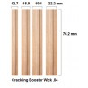 Medinis dagtis su laikikliu Booster wick 0.4 12,7x76.2mm