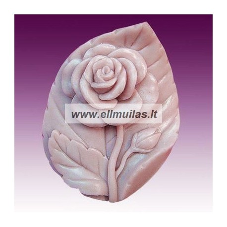 Silikoninė muilo forma - Rožė 6