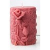 Silikoninė žvakės forma -Rožė 2374